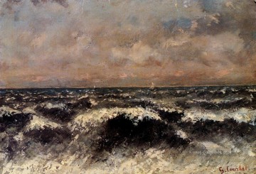 realistischer realismus Ölbilder verkaufen - Meeres realistischer Maler Gustave Courbet